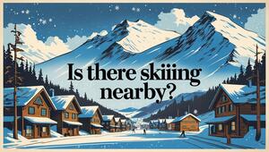 Is there downhill or cross country skiing near Bear Paw Adventure in Anchor Point,